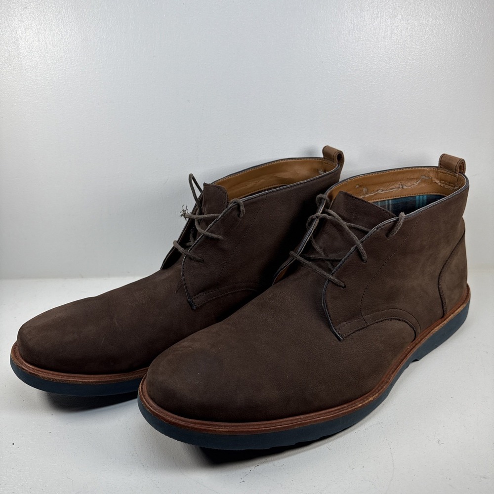 Clarks Mens Hommes Shoes Casual Lace Up Beeswax Brown Size 13M Boots - Picture 3 of 14